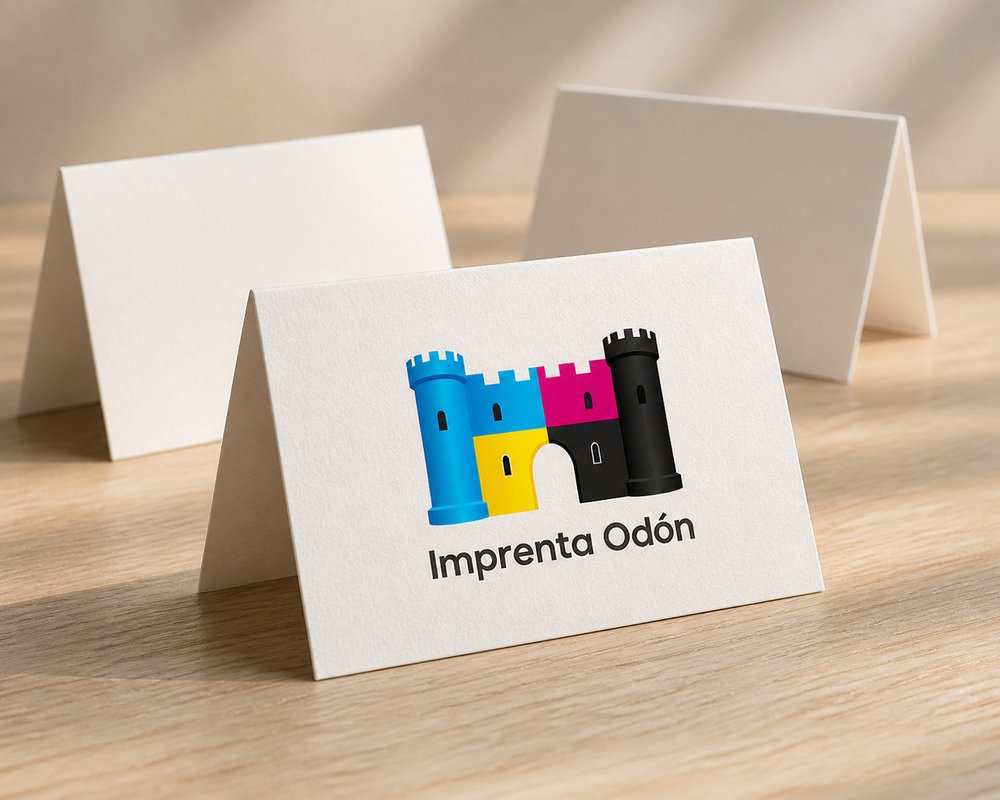 Tarjetas plegadas
